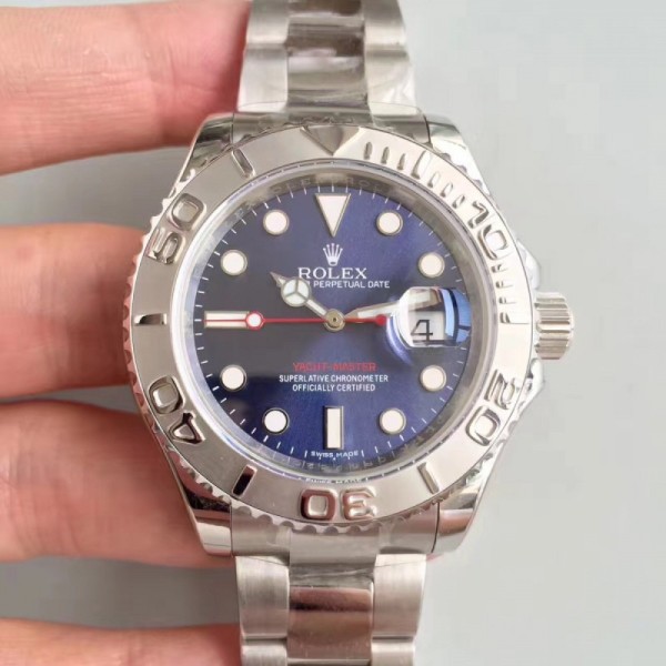 Replica Rolex Yacht-Master 40 116622 EW Stainless Steel Blue Dial Swiss 3135