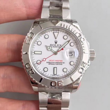 Replica Rolex Yacht-Master 40 116622 EW Stainless Steel White Dial Swiss 3135