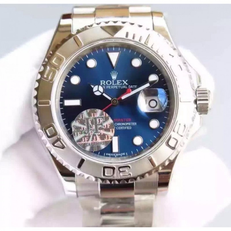 Replica Rolex Yacht-Master 40 116622 JF Stainless Steel Blue Dial Swiss 3135