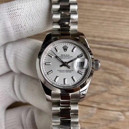 Replica Rolex Lady Datejust 28 279160 28MM WF Stainless Steel Silver Dial Swiss 2671