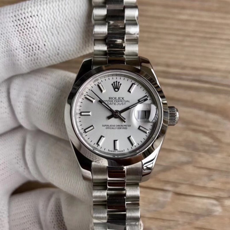 Replica Rolex Lady Datejust 28 279160 28MM WF Stainless Steel Silver Dial Swiss 2671