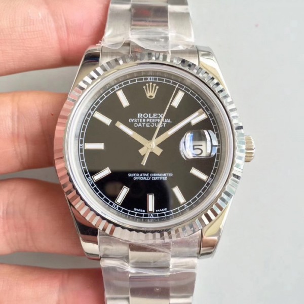 Replica Rolex Datejust II 126334 41MM N Stainless Steel Black Dial Swiss 3235