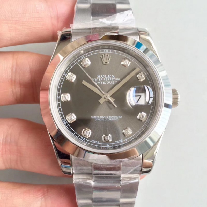 Replica Rolex Datejust II 126300 41MM N Stainless Steel Anthracite Dial Swiss 3235