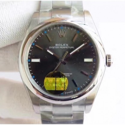 Replica Rolex Oyster Perpetual 39 114300 2018 UB Stainless Steel Anthracite Dial Swiss 2836-2