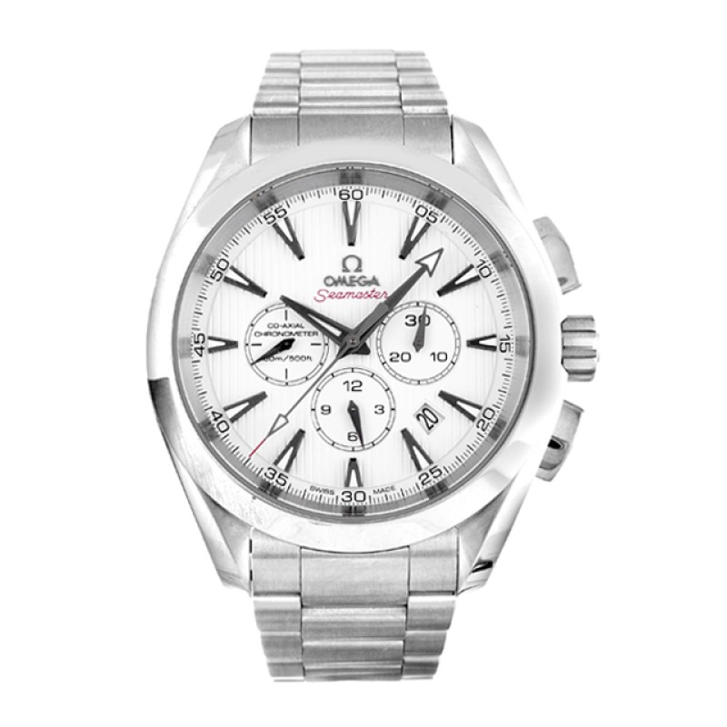 Best AAA White Baton Dial Replica Omega Aqua Terra 150m Gents 231.10.44.50.04.001-44 MM