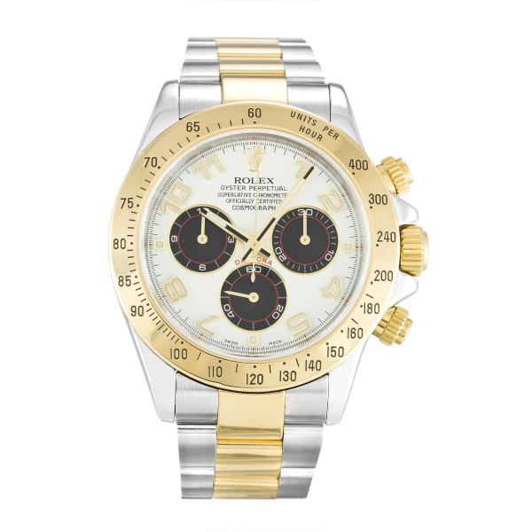 UK Best White Arabic Dial Replica Rolex Daytona 116523-40 MM