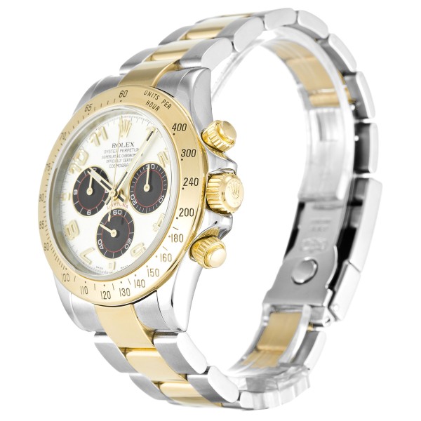 UK Best White Arabic Dial Replica Rolex Daytona 116523-40 MM