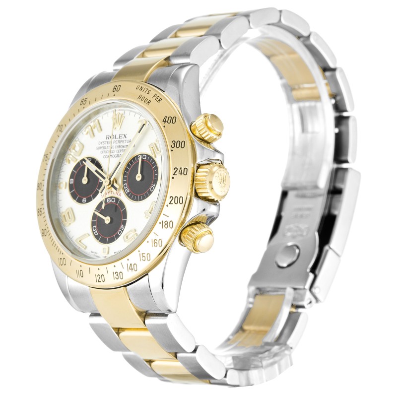 UK Best White Arabic Dial Replica Rolex Daytona 116523-40 MM