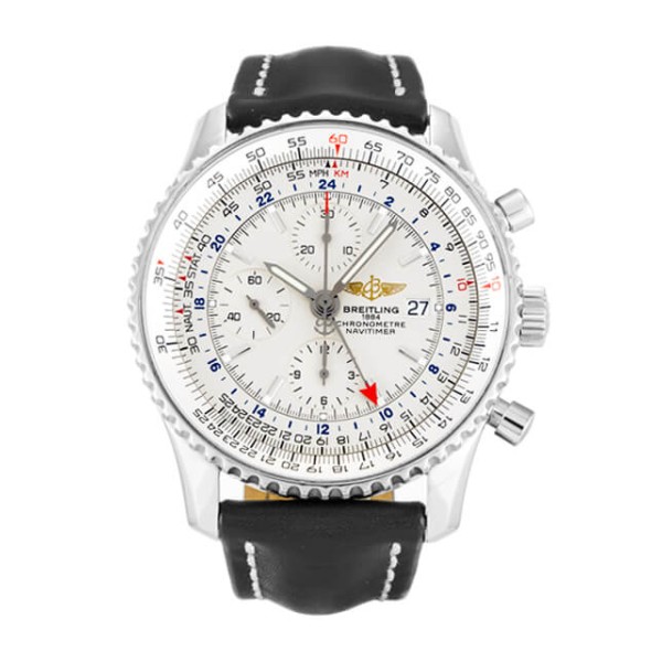 Best AAA White Dial Replica Breitling Navitimer World A24322-46 MM