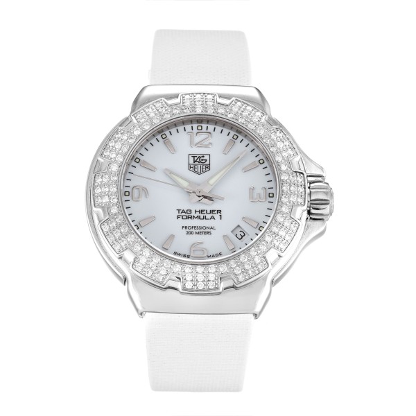 Best AAA Mother of Pearl - White Dial Replica Tag Heuer Formula 1 WAC1215.BC0840-37 MM