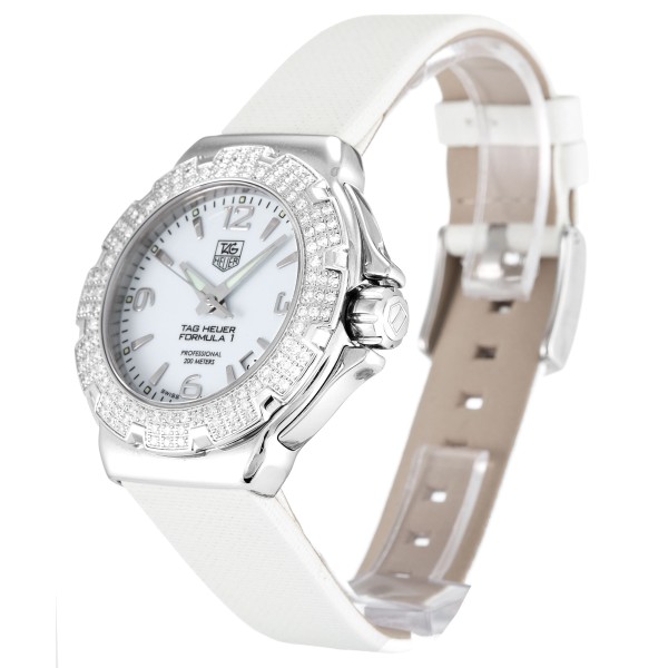 Best AAA Mother of Pearl - White Dial Replica Tag Heuer Formula 1 WAC1215.BC0840-37 MM