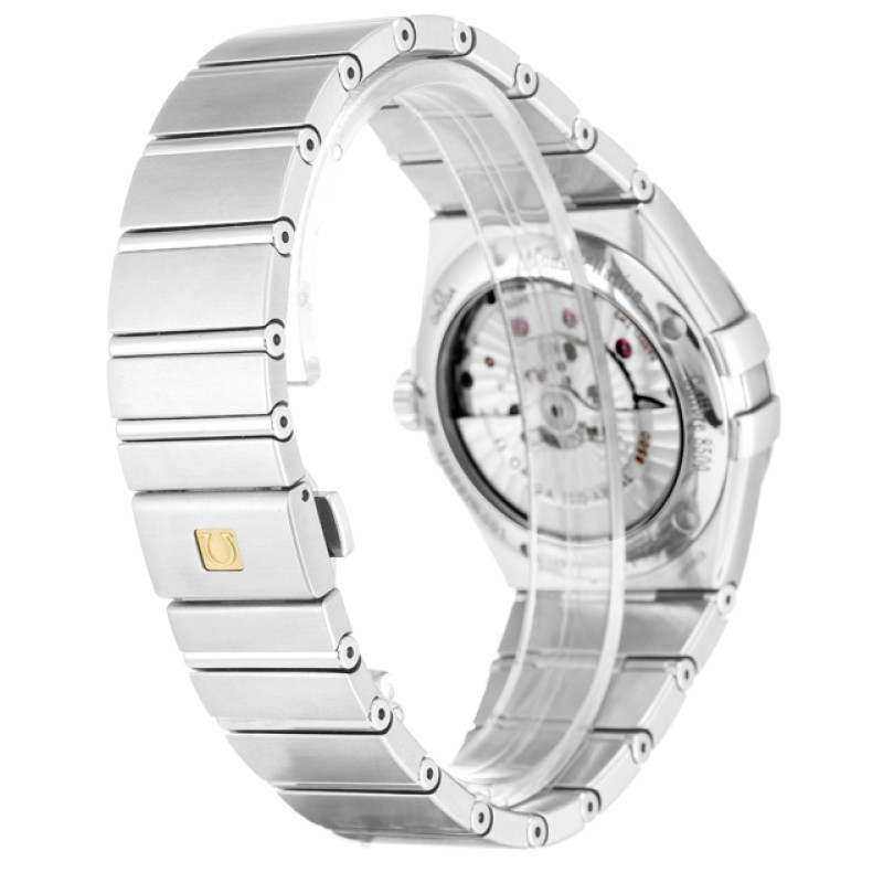 Best AAA Silver Baton Dial Replica Omega Constellation 123.10.38.21.02.001-38 MM