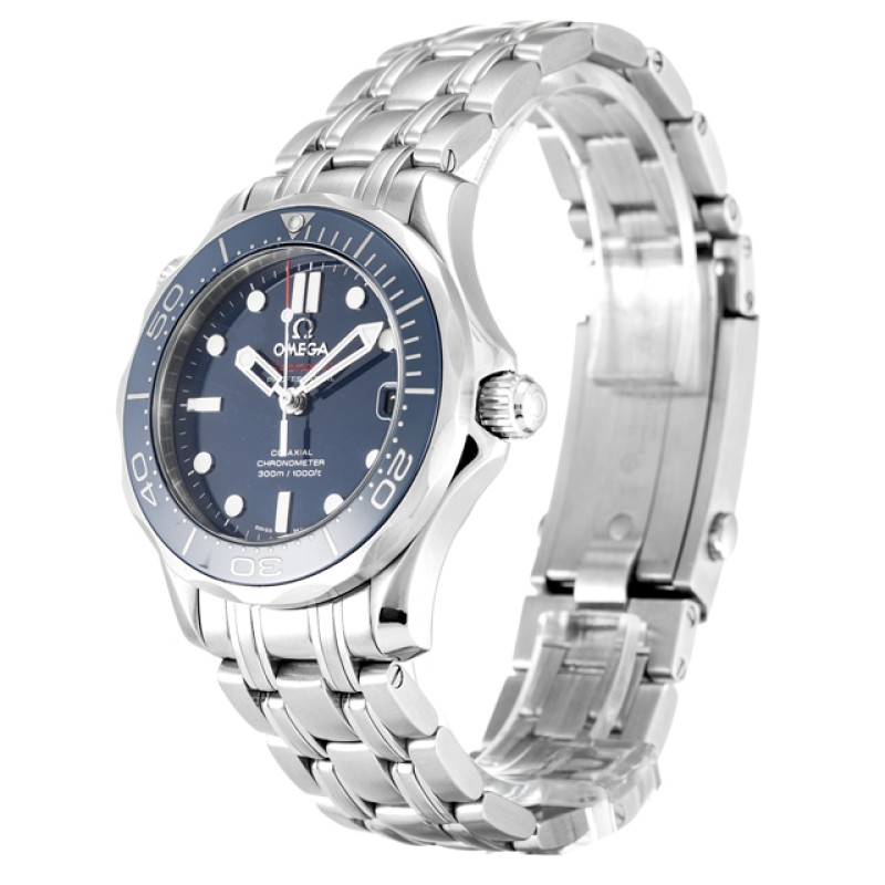 Best AAA Blue Baton Dial Replica Omega Seamaster 300m 212.30.36.20.03.001-36.2 MM