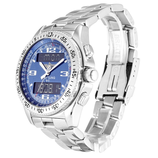 Best AAA Blue Quarter  Dial Arabic Replica Breitling B1 A68362-44 MM