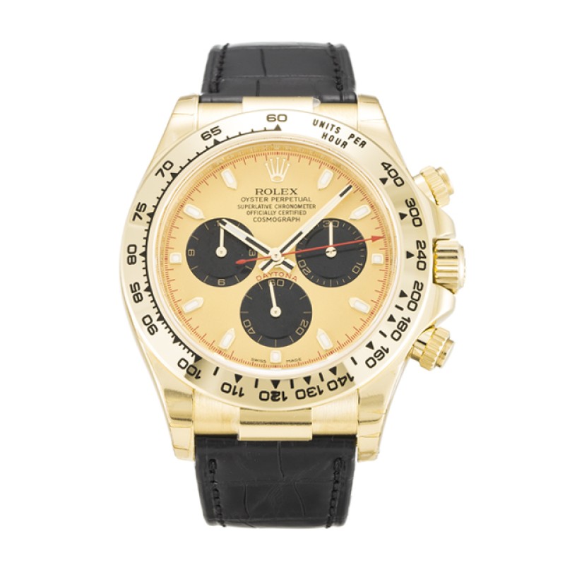 Best AAA Champagne Baton Dial Replica Rolex Daytona 116518-40 MM