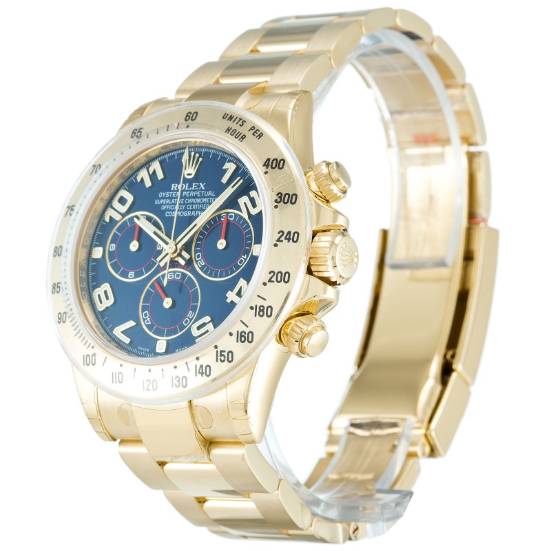 Best AAA Blue Arabic Dial Replica Rolex Daytona 116528-40 MM