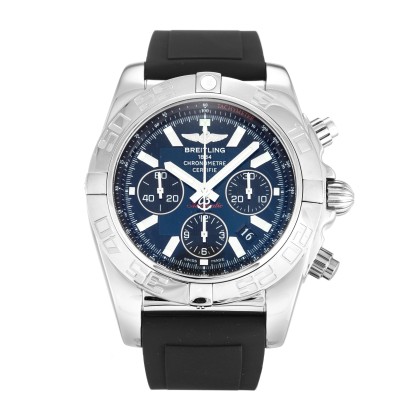 Best AAA Blue Dial Replica Breitling Chronomat 44 AB0110-43.5 MM