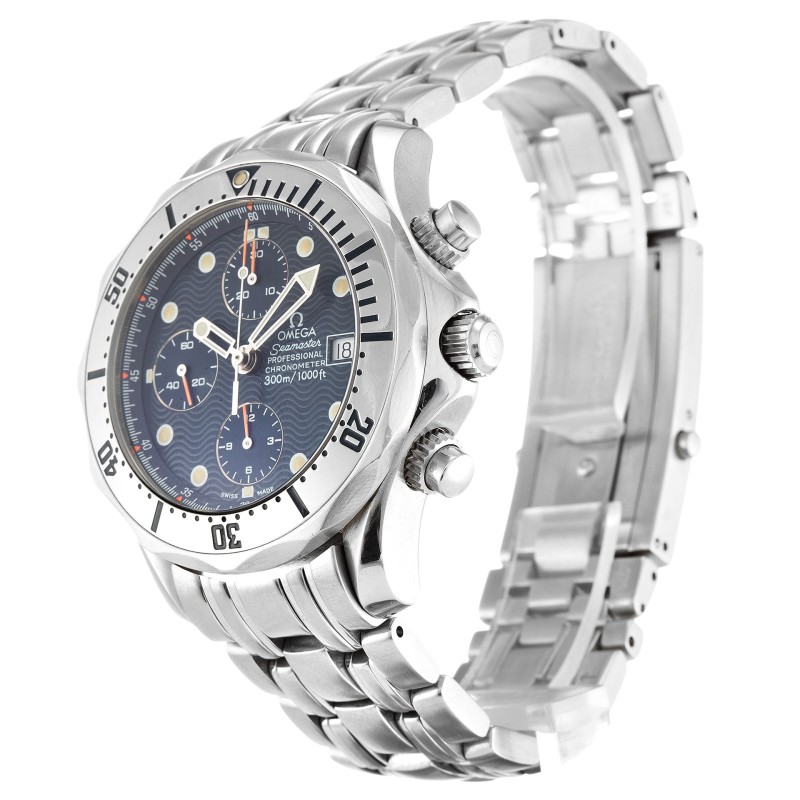 Best AAA Blue Dial Replica Omega Seamaster Chrono Diver 2598.80.00-42 MM