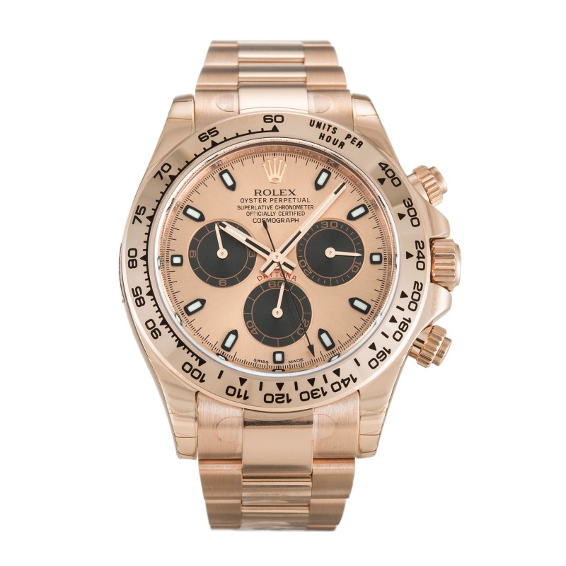 Best AAA Rose Baton Dial Replica Rolex Daytona 116505-40 MM