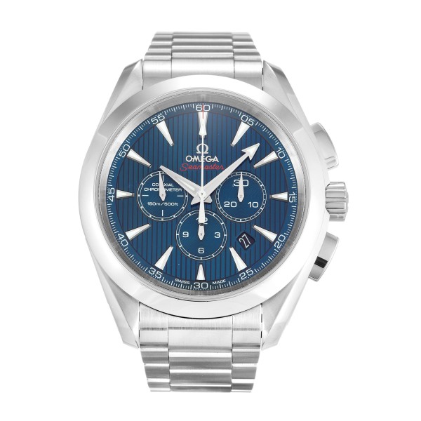 Best AAA Blue Baton Dial Replica Omega Olympic Aqua Terra 522.10.44.50.03.001-44 MM