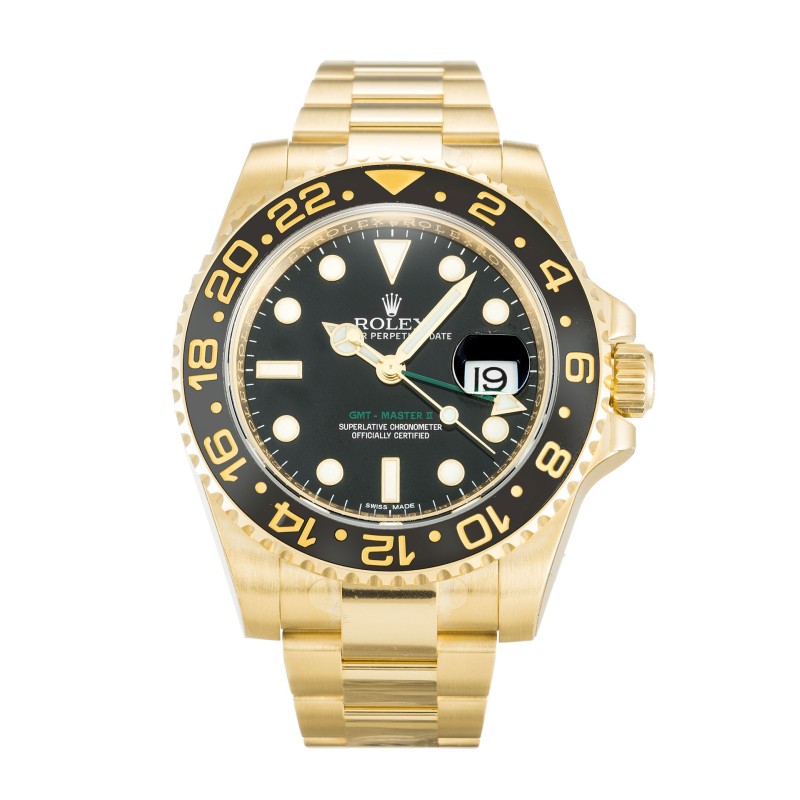 Best AAA Black Baton Dial Replica Rolex GMT Master II 116718 LN-40 MM