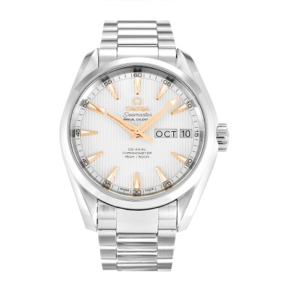 Best AAA Silver Baton Dial Women 38.5MM Replica Omega Aqua Terra 150m Gents 231.10.39.22.02.001-38.5 MM