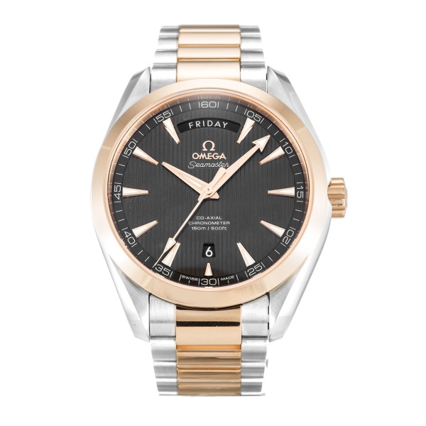 Best AAA Grey Baton Dial Replica Omega Aqua Terra 150m Gents 231.20.42.22.06.001-41.5 MM