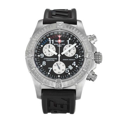 Best AAA Black Arabic Dial Replica Breitling Chrono Avenger M1 E73360-44 MM