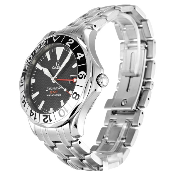 Best AAA Black Baton Dial Replica Omega Seamaster GMT 2534.50.00-41 MM