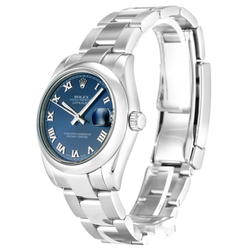 Best AAA Blue Roman Numeral Dial Replica Rolex Datejust Lady 178240-31 MM