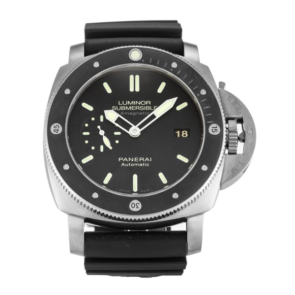 Best AAA Blaick Baton Dial 47MM Replica Panerai Luminor Submersible PAM00389-47 MM 