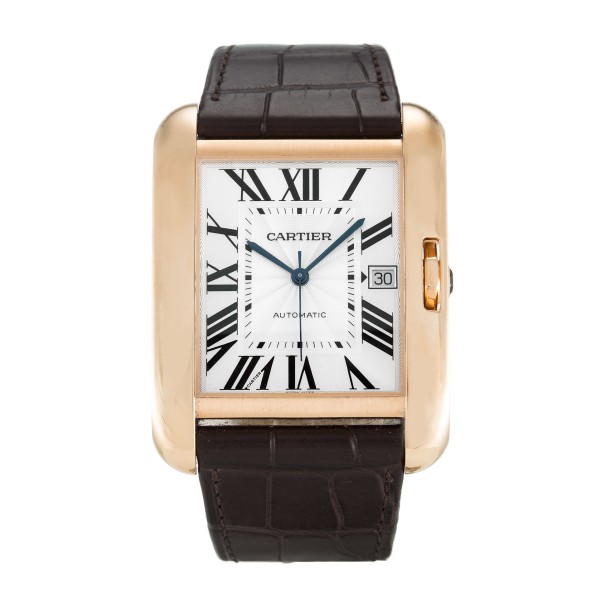 Best AAA Silver Roman Numeral Dial Replica Cartier Tank Anglaise W5310004-36.2 MM