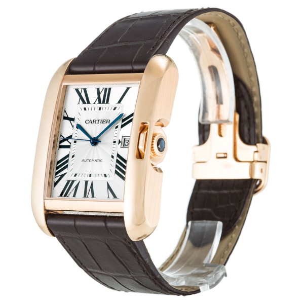 Best AAA Silver Roman Numeral Dial Replica Cartier Tank Anglaise W5310004-36.2 MM