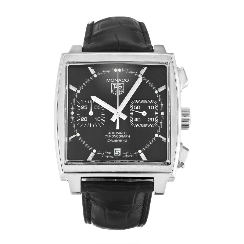 Best AAA Black Baton Dial Replica Tag Heuer Monaco CAW2110.FC6177-39 MM