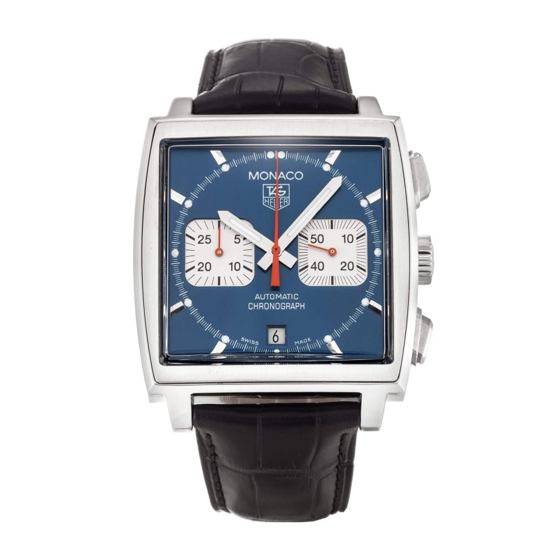 Best AAA Blue Baton Dial Replica Tag Heuer Monaco CW2113.FC6183-37.5 MM