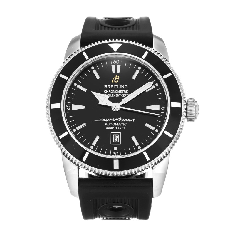 Best AAA Black Baton Dial Replica Breitling SuperOcean Heritage A17320-46 MM