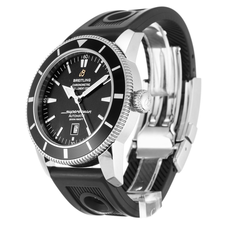 Best AAA Black Baton Dial Replica Breitling SuperOcean Heritage A17320-46 MM