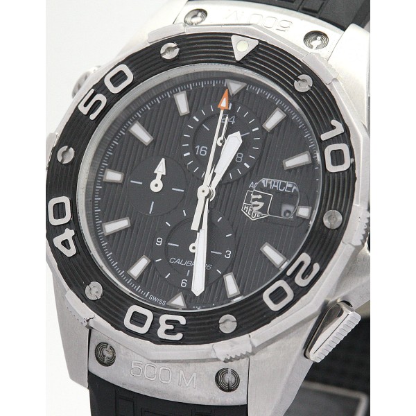 Best AAA Black Baton Dial Replica Tag Heuer Aquaracer CAJ2110.FT6023-43 MM