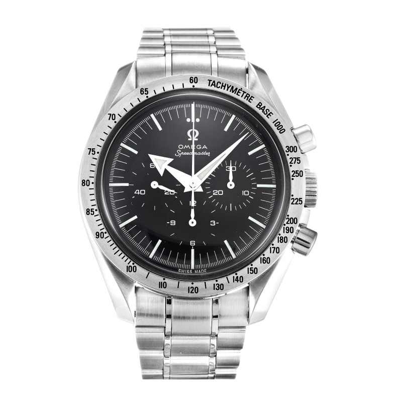 Best AAA Black Baton Dial 42 MM Replica Omega Speedmaster Moonwatch 3594.50.00-42 MM