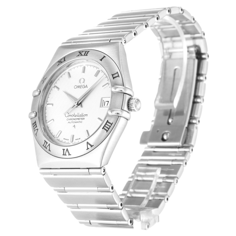 Best AAA White Baton Dial Replica Omega Constellation 1502.30.00-35.5 MM