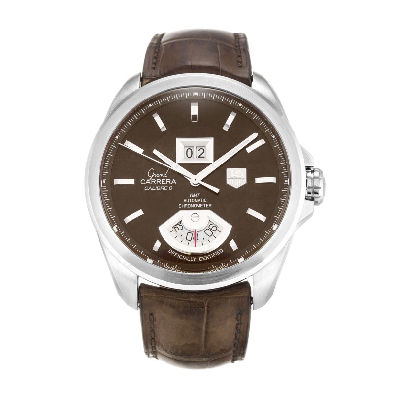 Best AAA Brown Dila Replica Tag Heuer Grand Carrera WAV5113.FC6225-42 MM