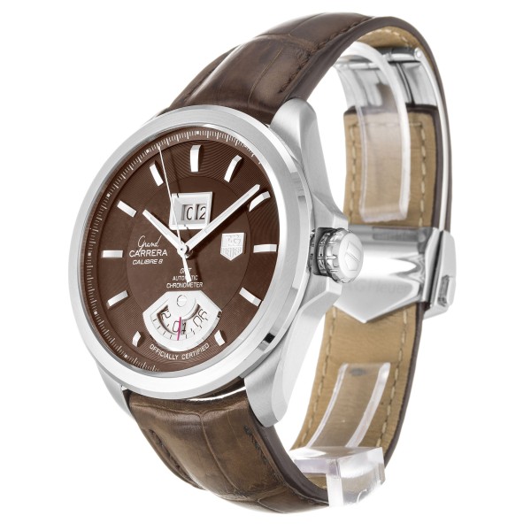 Best AAA Brown Dila Replica Tag Heuer Grand Carrera WAV5113.FC6225-42 MM