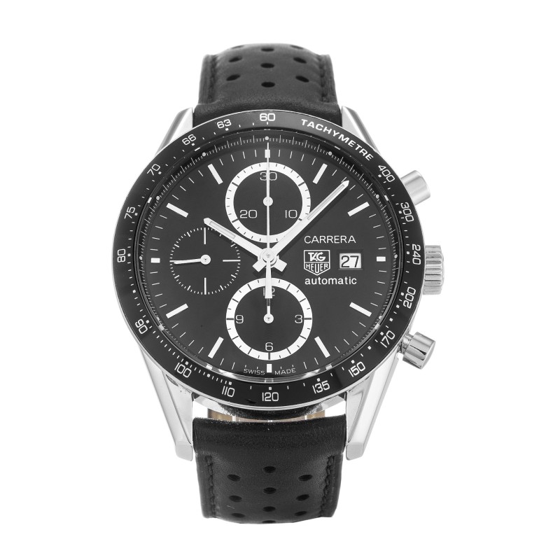 Best AAA Black Baton Dial Replica Tag Heuer Carrera CV2010.FC6233-41 MM