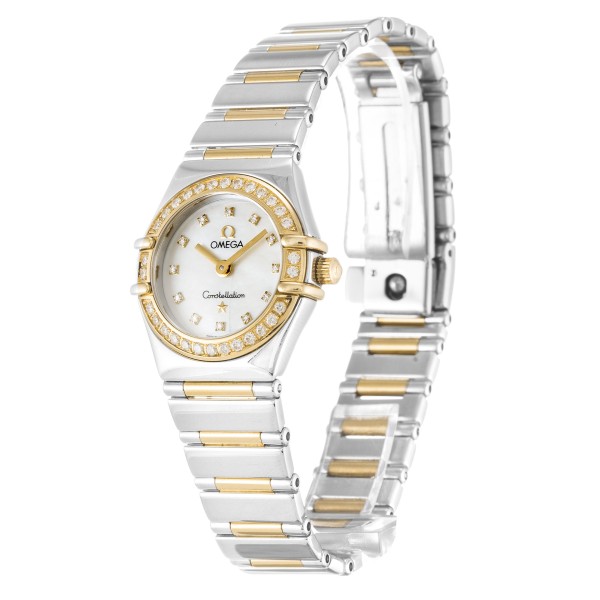 Best AAA Mother of Pearl - White Diamond Dial Replica Omega My Choice Mini 1365.75.00-22.5 MM