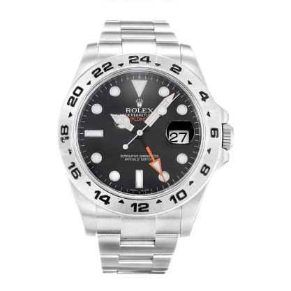 Best AAA Black Dial Replica Rolex Explorer II 216570-42 MM