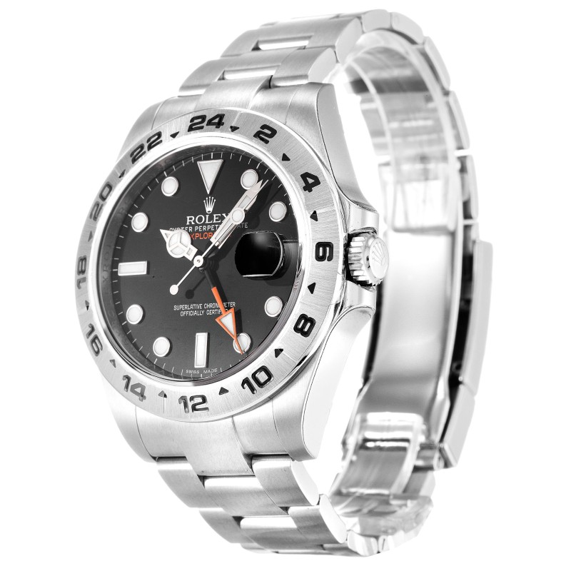 Best AAA Black Dial Replica Rolex Explorer II 216570-42 MM