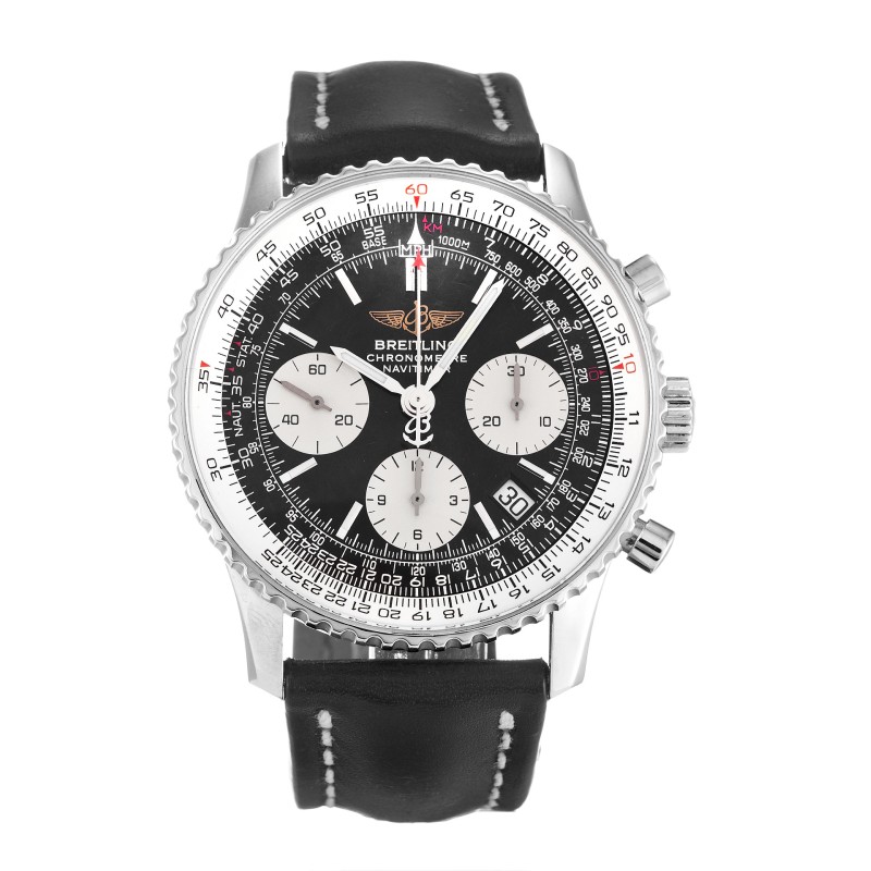 Best AAA Black Baton Dial Replica Breitling Navitimer A23322-41.8 MM