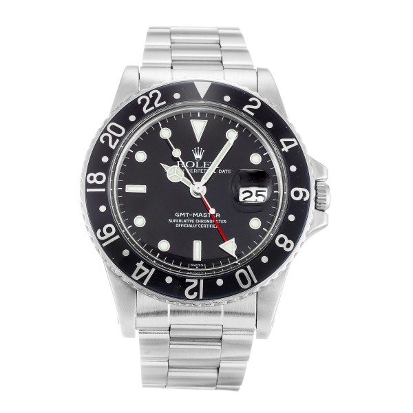 Best AAA Black Dial 40 MM Replica Rolex GMT Master 16750-40 MM