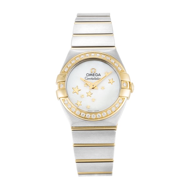 Best AAA Mother of Pearl - White Dial Replica Omega Constellation Ladies 123.25.24.60.05.001-24 MM