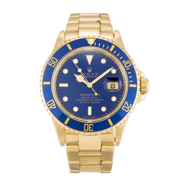 Best AAA Blue Dial Replica Rolex Submariner 16618-40 MM